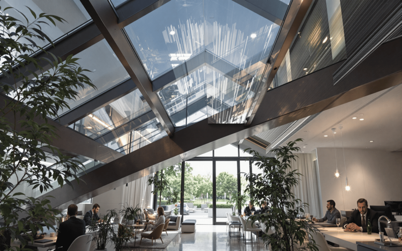 Монолитный поликарбонат в дизайне интерьера